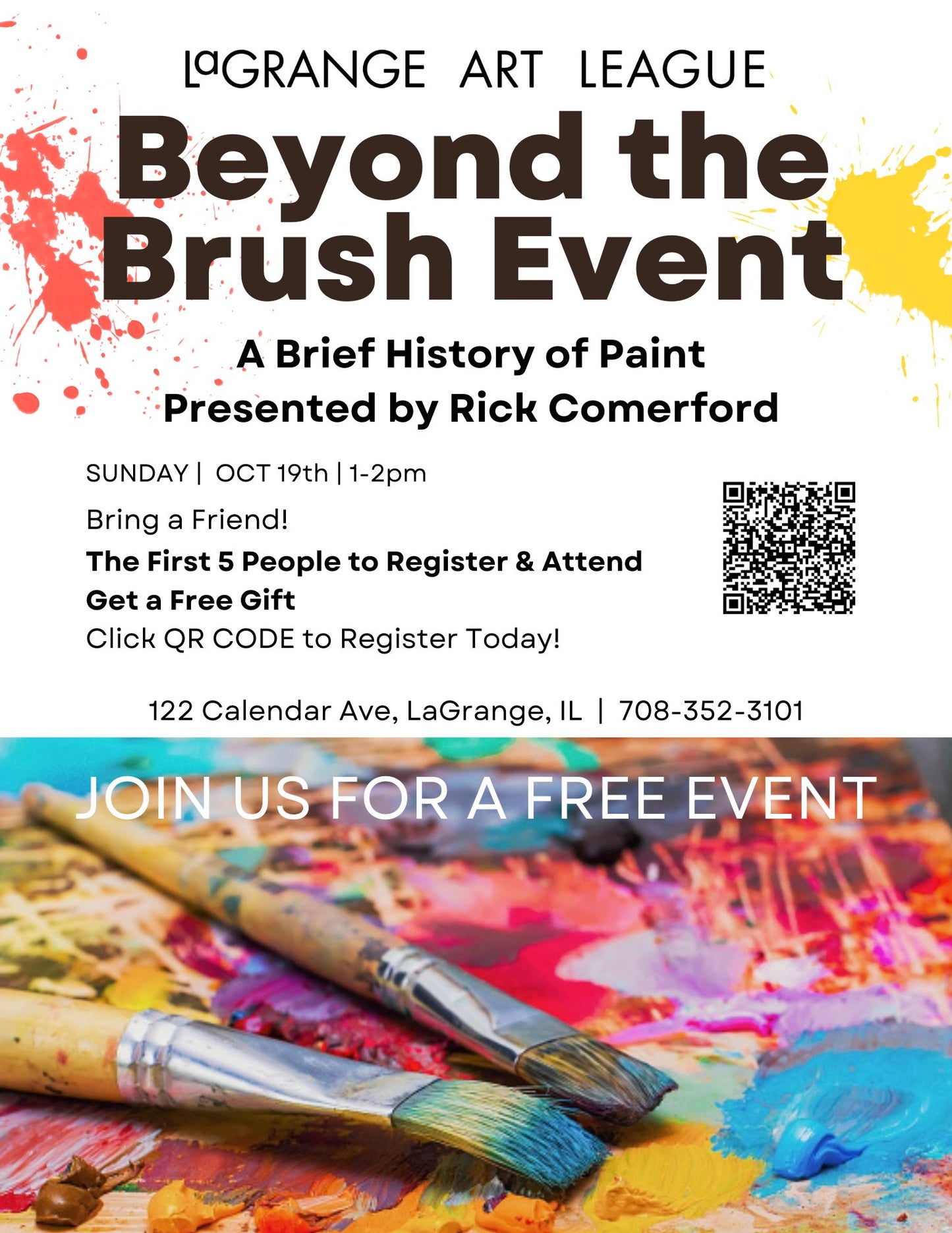 Beyond the Brush Event #4: "A Brief History of Paint" presented by Rick Comerford