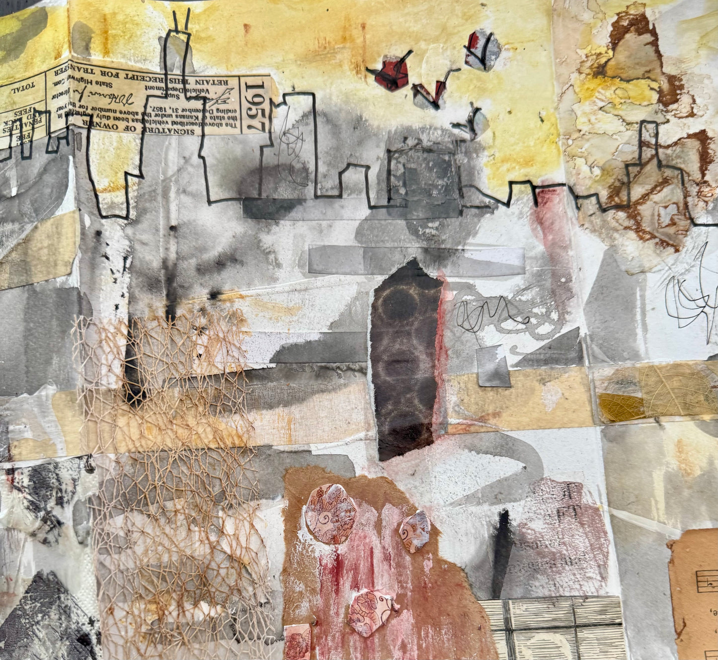 Sketchbook Collage: Mixed Media Explorations Across the Pages, July 10 - July 31