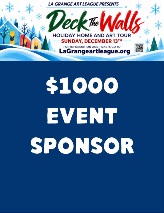 Deck the Walls: $1000 Event Sponsor