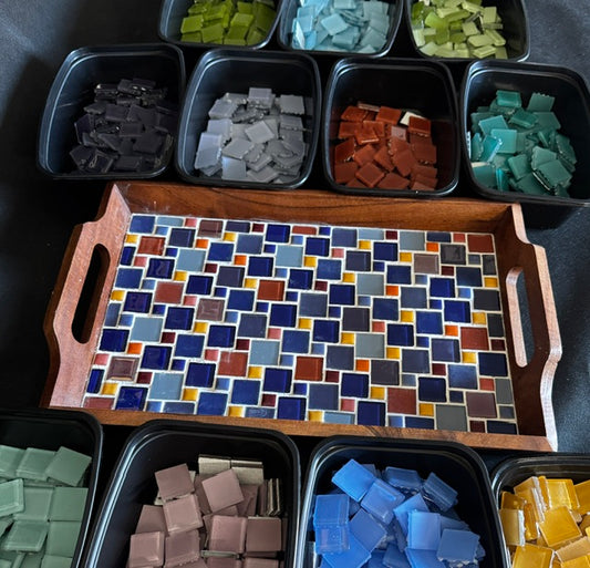 Create a Geometric Glass Mosaic Tray - October 22 and 29, 2026