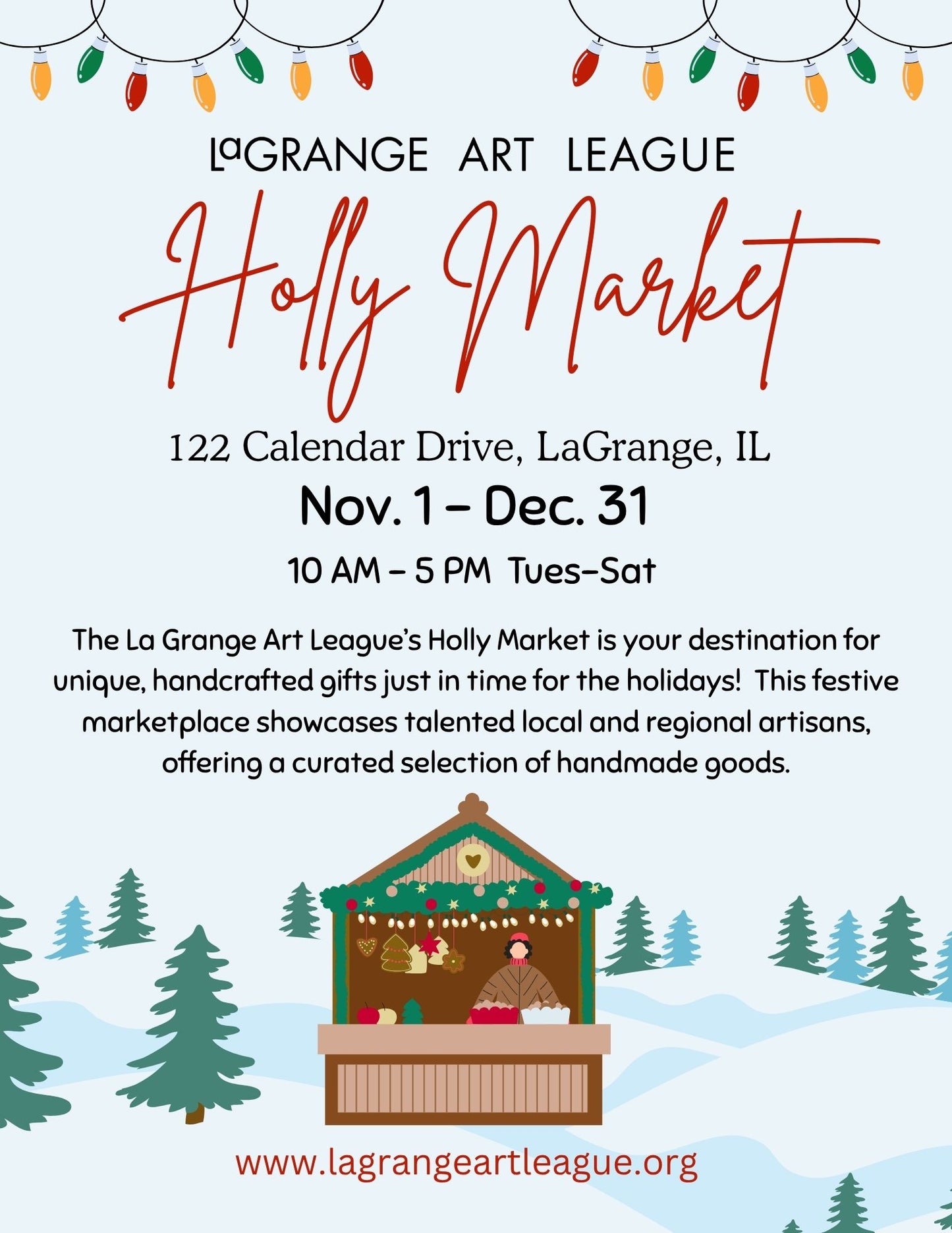 LaGrange Art League Holly Market