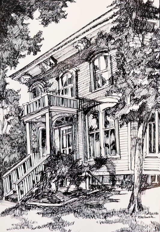 Pen & Ink Workshop-Draw Your Favorite Place - Saturday, October 24th-  10am-3pm