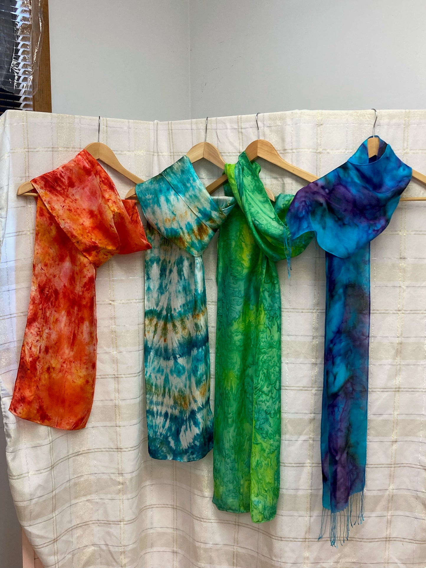 Silk Scarf Painting Workshop - Saturday Afternoons Jan 10 - Jan 24