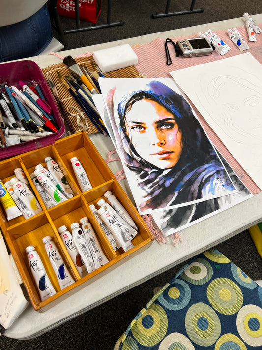 Watercolor Without Fear: Wednesday Evenings - December 2 - 23, 2026