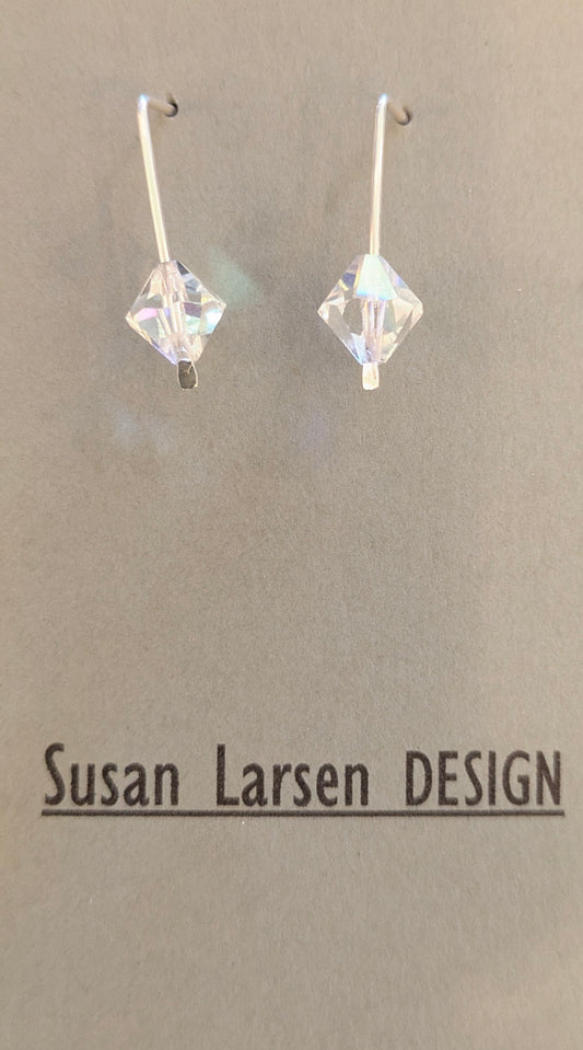 Gallery - Larsen - SL255 - Sterling Crystal Earrings