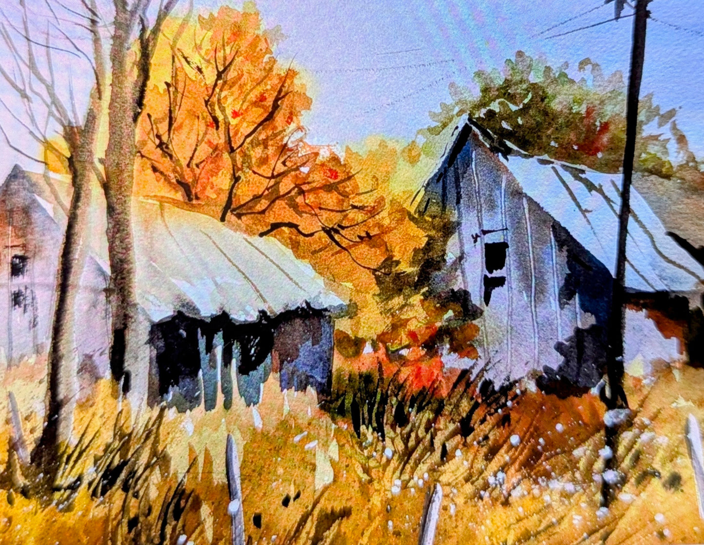 Learning to Love Watercolor - Tuesday Evenings Oct 28 - Dec 9