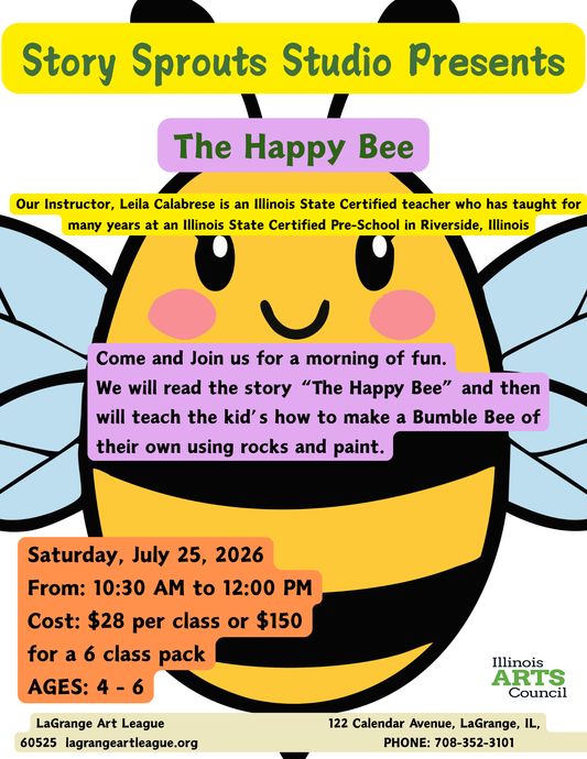 Story Sprouts Studio - Pre-School Ages 4-6 - The Happy Bee - July 25, 2026
