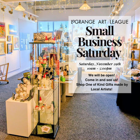 Small Business Saturday, November 29, 10am -5pm