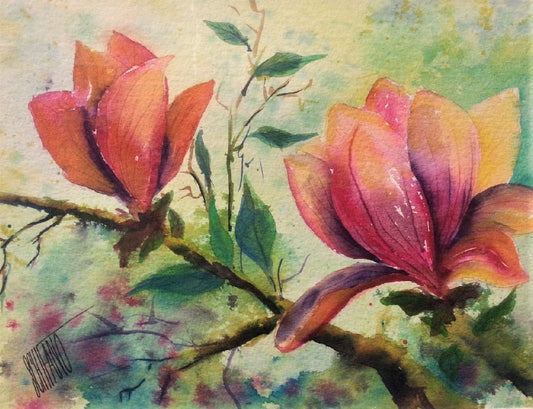 Watercolor Without Fear: Wednesday Evenings Jan 7- Jan 28